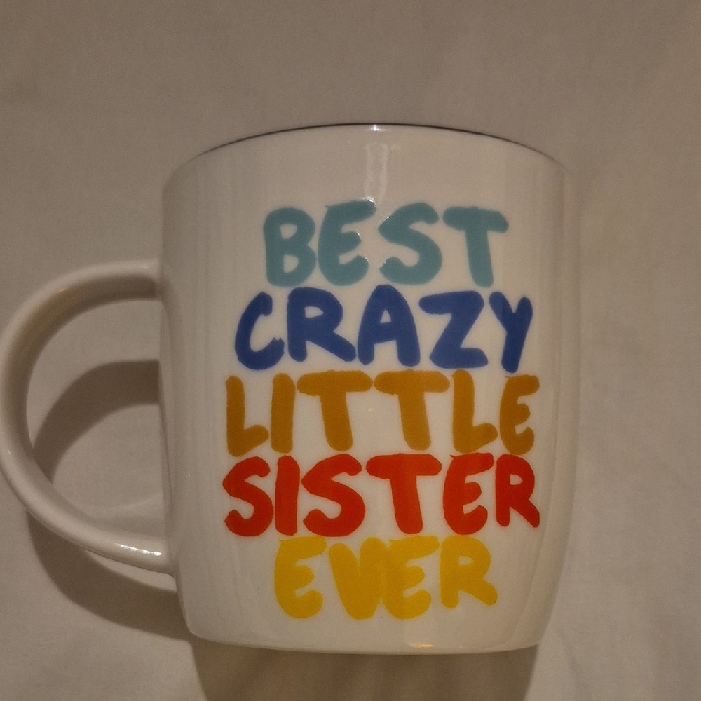 TRIPLE GIFTED "Best Crazy Little Sister" Mug - Multicolor